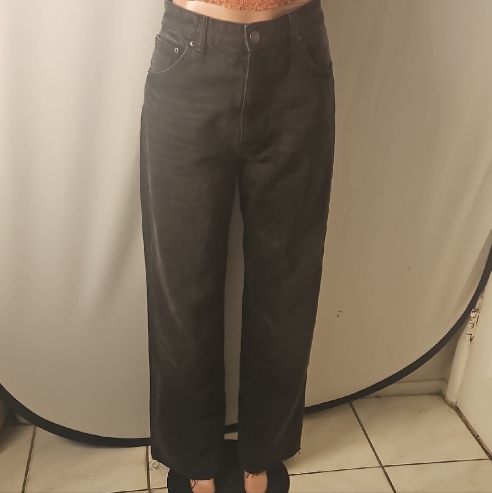 Pull&Bear Charcoal Denim Pants